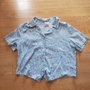 Vintage TR Bentley Floral Button Down Shirt